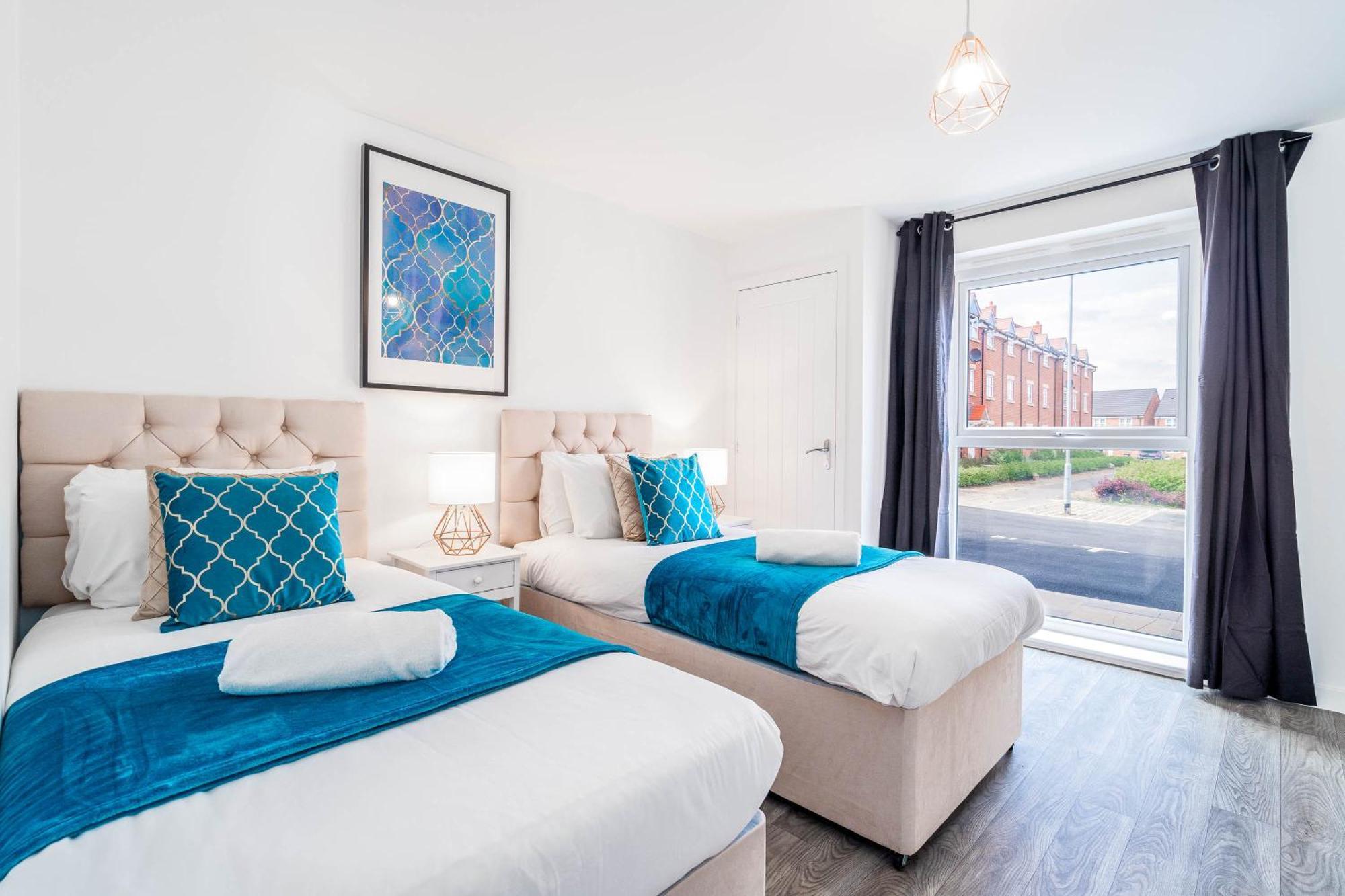 Luxury Apartment - Twin Beds - Selly Oak - Off-Street Parking - Free Netflix & Wifi - Top Rated 9Cc Birmingham Eksteriør billede
